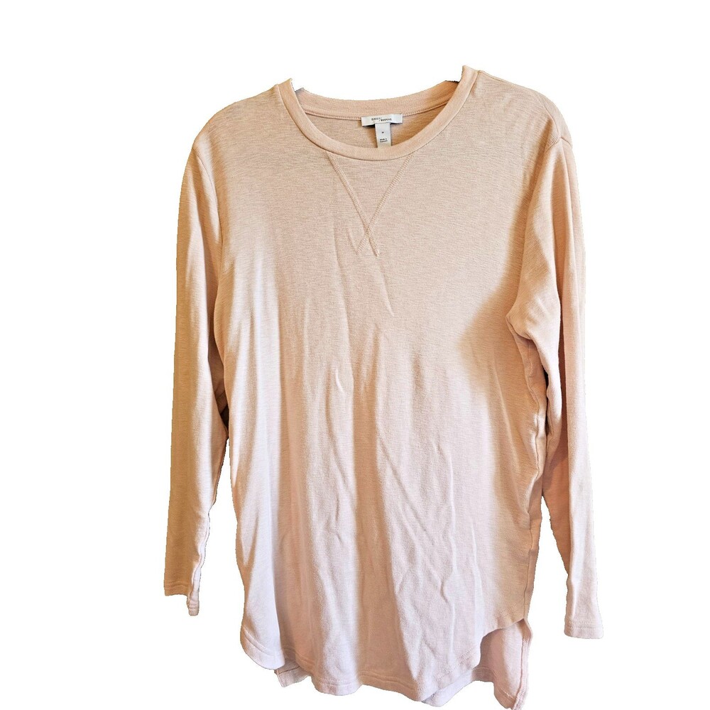 Daily Ritual Shirt Womens Size Med Casual Long Sleeve hensley-blush/pink